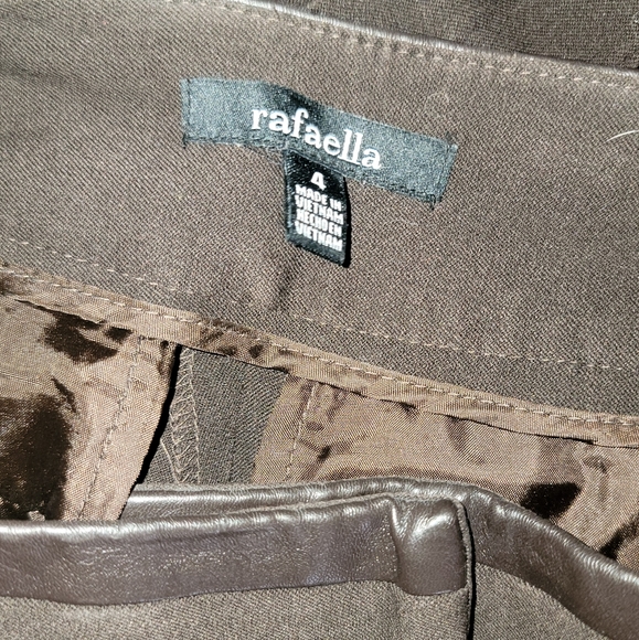 2/$15: Brown Rafaella Dress Pants. - Picture 3 of 4